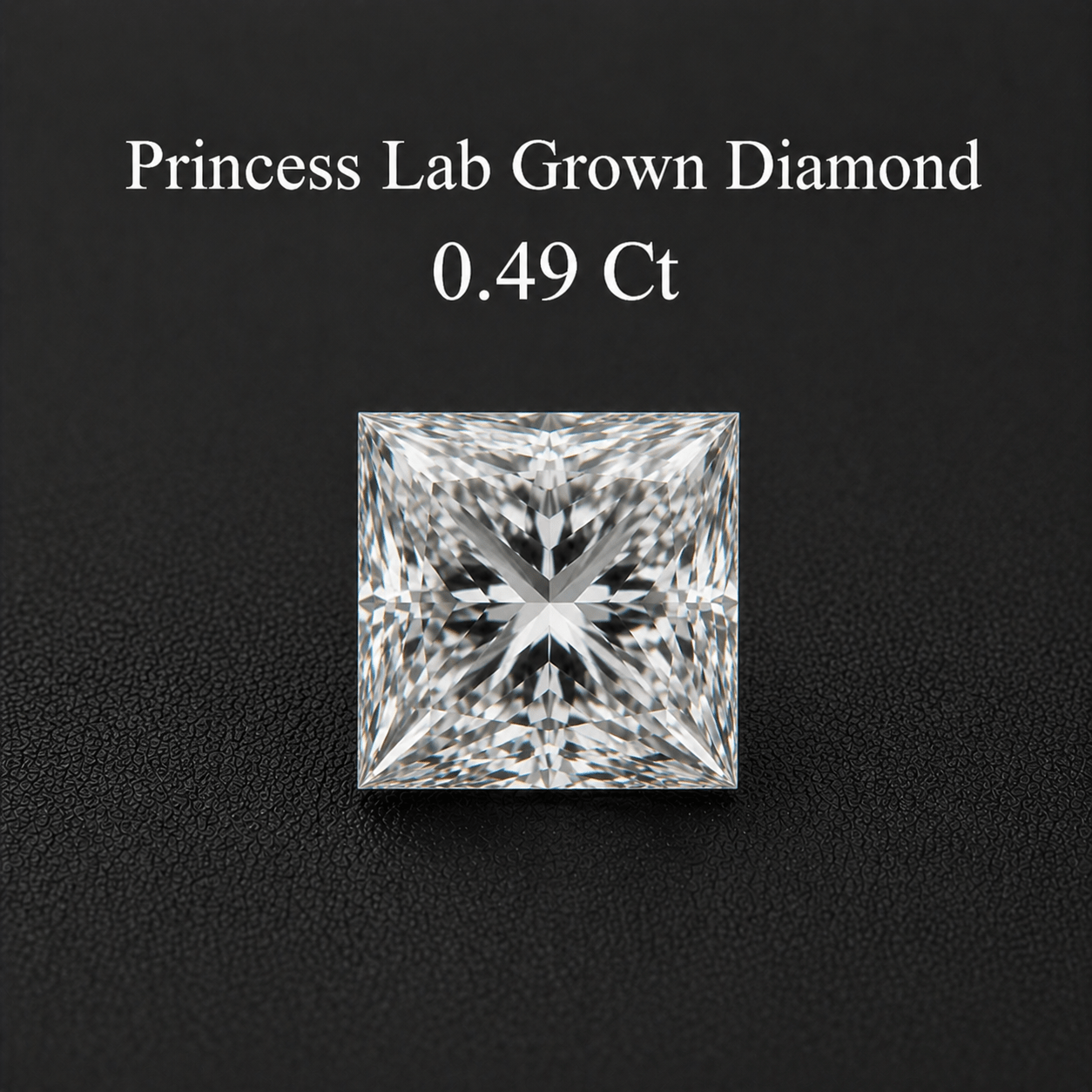 Princess Lab Grown Diamond – 0.49 Ct